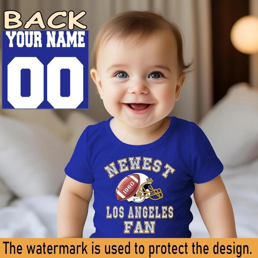 Los Angeles Chargers  Baby Football Bodysuit
